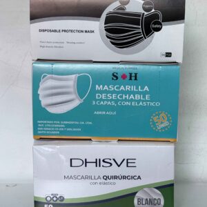 Mascarilla Desechable de 3 Capas S+H