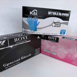 Caja de Guantes de Nitrilo de Examinación (12 Uds.)